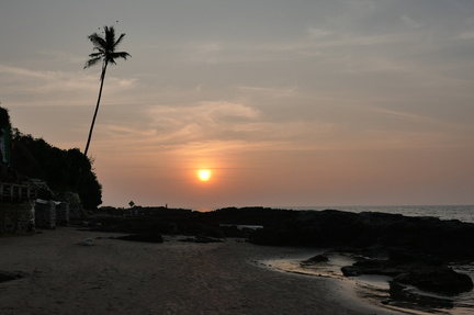 Sonnenuntergang Vagator Beach